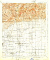 Cucamonga California Historical topographic map, 1:62500 scale, 15 X 15 Minute, Year 1903