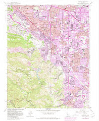 Cupertino California Historical topographic map, 1:24000 scale, 7.5 X 7.5 Minute, Year 1961