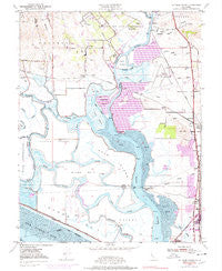 Cuttings Wharf California Historical topographic map, 1:24000 scale, 7.5 X 7.5 Minute, Year 1949