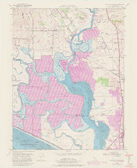 Cuttings Wharf California Historical topographic map, 1:24000 scale, 7.5 X 7.5 Minute, Year 1949