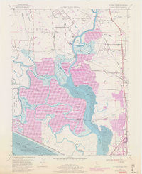 Cuttings Wharf California Historical topographic map, 1:24000 scale, 7.5 X 7.5 Minute, Year 1949