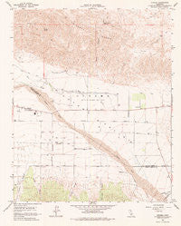 Cuyama California Historical topographic map, 1:24000 scale, 7.5 X 7.5 Minute, Year 1964