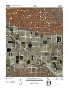 Cuyama California Historical topographic map, 1:24000 scale, 7.5 X 7.5 Minute, Year 2012