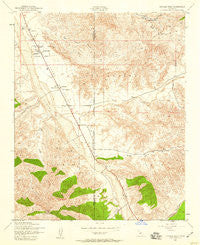 Cuyama Peak California Historical topographic map, 1:24000 scale, 7.5 X 7.5 Minute, Year 1943