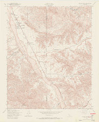 Cuyama Peak California Historical topographic map, 1:24000 scale, 7.5 X 7.5 Minute, Year 1943