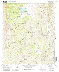 Cuyamaca Peak California Historical topographic map, 1:24000 scale, 7.5 X 7.5 Minute, Year 1960