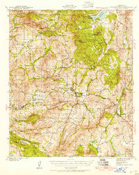 Cuyamaca Peak California Historical topographic map, 1:62500 scale, 15 X 15 Minute, Year 1942
