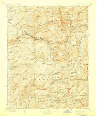 Dardanelles California Historical topographic map, 1:125000 scale, 30 X 30 Minute, Year 1898