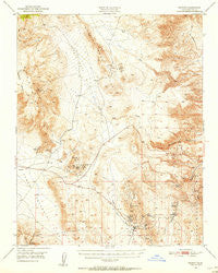 Darwin California Historical topographic map, 1:62500 scale, 15 X 15 Minute, Year 1950