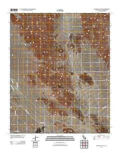Deadman Lake SE California Historical topographic map, 1:24000 scale, 7.5 X 7.5 Minute, Year 2012