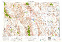 Death Valley California Historical topographic map, 1:250000 scale, 1 X 2 Degree, Year 1961