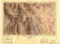 Death Valley California Historical topographic map, 1:250000 scale, 1 X 2 Degree, Year 1948