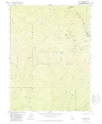 Dees Peak California Historical topographic map, 1:24000 scale, 7.5 X 7.5 Minute, Year 1978