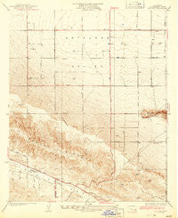 Del Sur California Historical topographic map, 1:24000 scale, 7.5 X 7.5 Minute, Year 1936