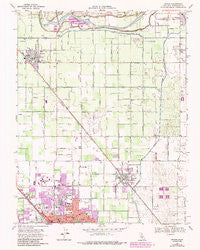 Denair California Historical topographic map, 1:24000 scale, 7.5 X 7.5 Minute, Year 1963