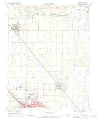 Denair California Historical topographic map, 1:24000 scale, 7.5 X 7.5 Minute, Year 1969