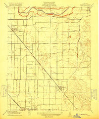 Denair California Historical topographic map, 1:31680 scale, 7.5 X 7.5 Minute, Year 1916