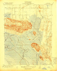 Denverton California Historical topographic map, 1:31680 scale, 7.5 X 7.5 Minute, Year 1918