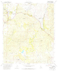 Descanso California Historical topographic map, 1:24000 scale, 7.5 X 7.5 Minute, Year 1960