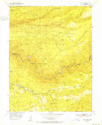 Devil Peak California Historical topographic map, 1:24000 scale, 7.5 X 7.5 Minute, Year 1950