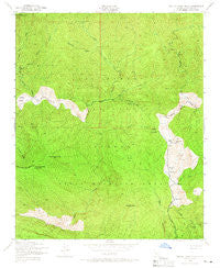 Devils Heart Peak California Historical topographic map, 1:24000 scale, 7.5 X 7.5 Minute, Year 1943