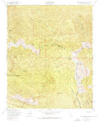 Devils Heart Peak California Historical topographic map, 1:24000 scale, 7.5 X 7.5 Minute, Year 1943