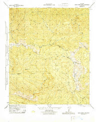 Devils Heart Peak California Historical topographic map, 1:31680 scale, 7.5 X 7.5 Minute, Year 1944