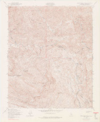 Devils Heart Peak California Historical topographic map, 1:24000 scale, 7.5 X 7.5 Minute, Year 1943