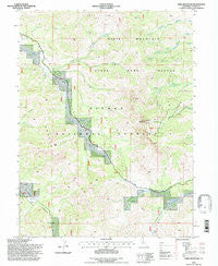 Dixie Mountain California Historical topographic map, 1:24000 scale, 7.5 X 7.5 Minute, Year 1994