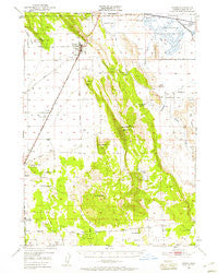 Dorris California Historical topographic map, 1:62500 scale, 15 X 15 Minute, Year 1950