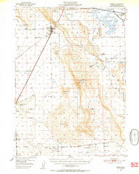 Dorris California Historical topographic map, 1:62500 scale, 15 X 15 Minute, Year 1950