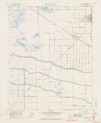 Dos Palos California Historical topographic map, 1:24000 scale, 7.5 X 7.5 Minute, Year 1956