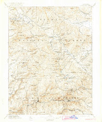 Downieville California Historical topographic map, 1:125000 scale, 30 X 30 Minute, Year 1897
