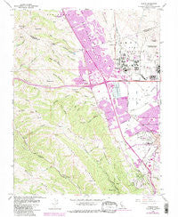 Dublin California Historical topographic map, 1:24000 scale, 7.5 X 7.5 Minute, Year 1961