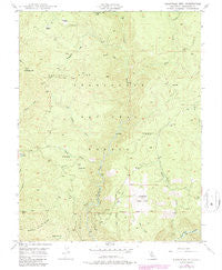 Duckwall Mtn California Historical topographic map, 1:24000 scale, 7.5 X 7.5 Minute, Year 1948