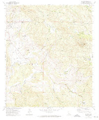 Dulzura California Historical topographic map, 1:24000 scale, 7.5 X 7.5 Minute, Year 1972