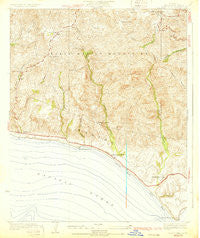 Dume Point California Historical topographic map, 1:24000 scale, 7.5 X 7.5 Minute, Year 1932