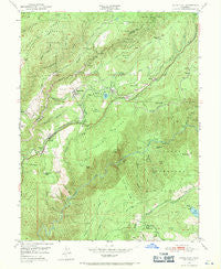 Dutch Flat California Historical topographic map, 1:24000 scale, 7.5 X 7.5 Minute, Year 1950