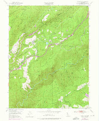 Dutch Flat California Historical topographic map, 1:24000 scale, 7.5 X 7.5 Minute, Year 1950