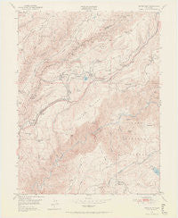Dutch Flat California Historical topographic map, 1:24000 scale, 7.5 X 7.5 Minute, Year 1950