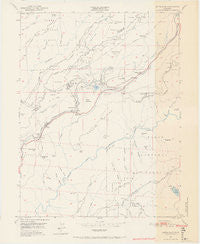 Dutch Flat California Historical topographic map, 1:24000 scale, 7.5 X 7.5 Minute, Year 1950