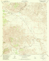 Earthquake Valley California Historical topographic map, 1:24000 scale, 7.5 X 7.5 Minute, Year 1959