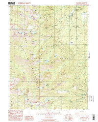 Eaton Peak California Historical topographic map, 1:24000 scale, 7.5 X 7.5 Minute, Year 1986