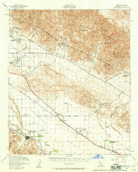 Edom California Historical topographic map, 1:62500 scale, 15 X 15 Minute, Year 1941