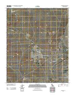 Edwards California Historical topographic map, 1:24000 scale, 7.5 X 7.5 Minute, Year 2012