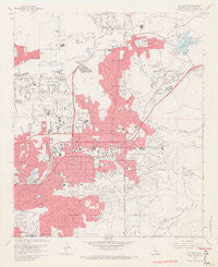 El Cajon California Historical topographic map, 1:24000 scale, 7.5 X 7.5 Minute, Year 1967