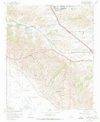 El Casco California Historical topographic map, 1:24000 scale, 7.5 X 7.5 Minute, Year 1967