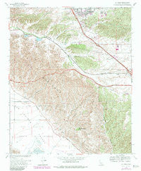 El Casco California Historical topographic map, 1:24000 scale, 7.5 X 7.5 Minute, Year 1967