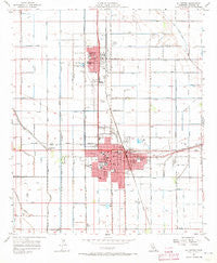 El Centro California Historical topographic map, 1:24000 scale, 7.5 X 7.5 Minute, Year 1957