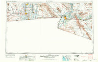 El Centro California Historical topographic map, 1:250000 scale, 1 X 2 Degree, Year 1958